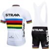 Cycling Jersey Men Set Bib Shorts Set Summer Mountain Bike Bicycle Suit Anti UV Bicycle Team Racing Uniform Clothes