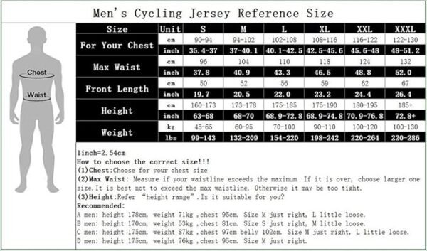Cycling Jersey Men Full Zip Bike Shirt Racing Top Bicycle Clothing