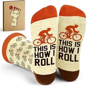 VICRAZY Hiking, Cycling, Camping Socks for Men, Women - Hiking, Bicycle, Camping, Bike Accessories, Stocking Stuffers