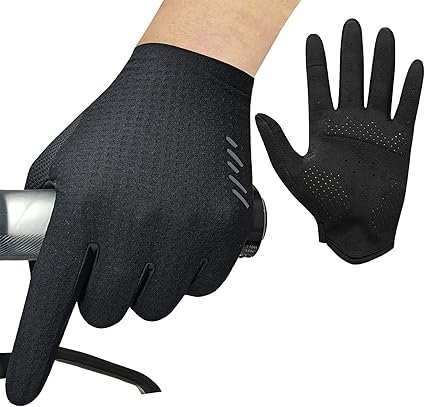 Bike Gloves for Men Women Cycling with Reflective Strips  Anti-Slip Shock