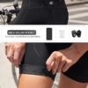 Padded Bike Shorts Women 4D Padding Cycling Shorts with Pocket Road Mountain Ride Womens Biking Bicycle Biker Shorts